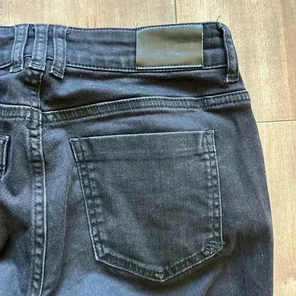 Anine Bing Distressed Knee Skinny Jeans in Washed Black Sz 27 - Picture 8 of 9